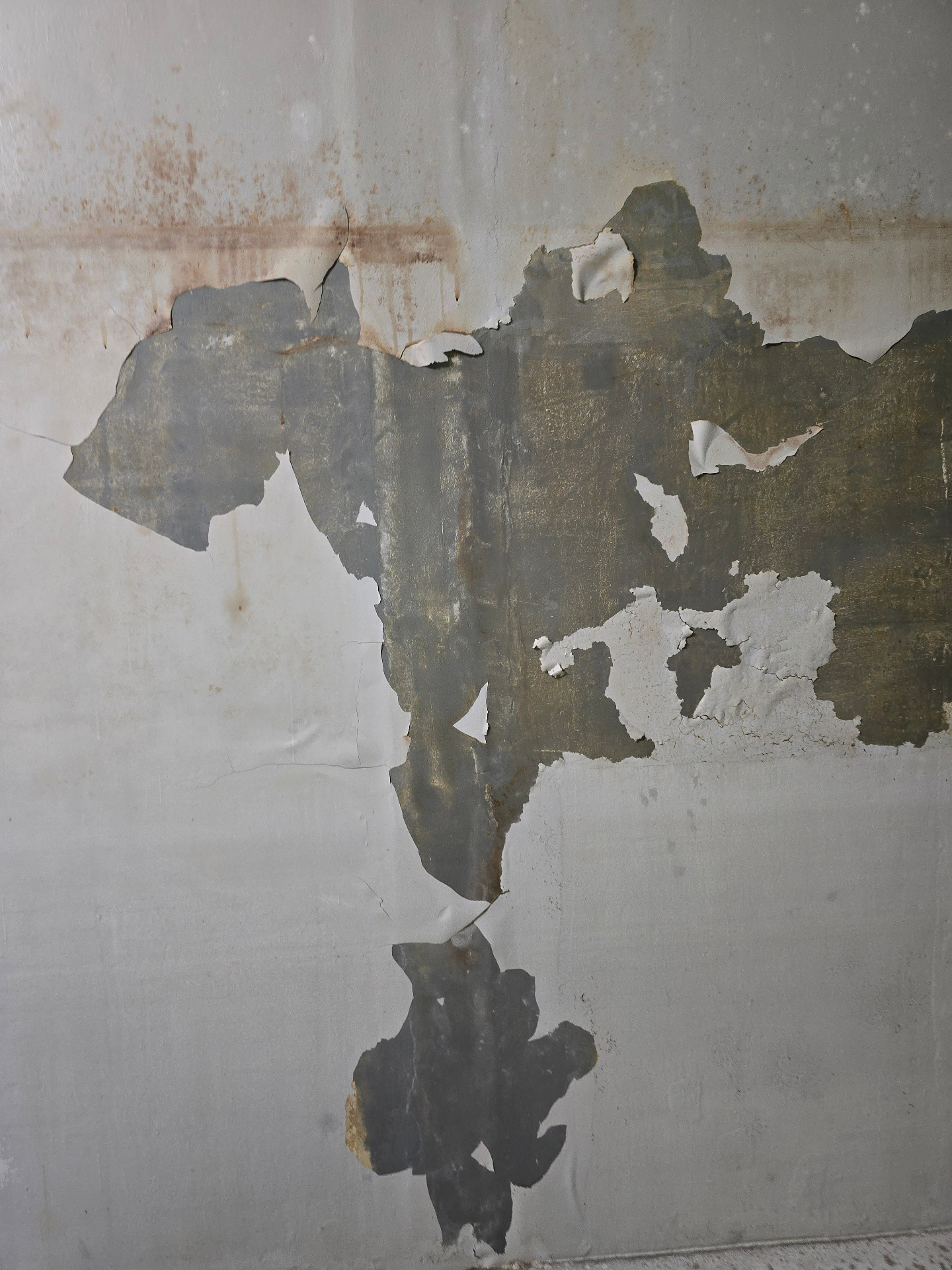 Same concrete tank interior lined with seamless polyurea